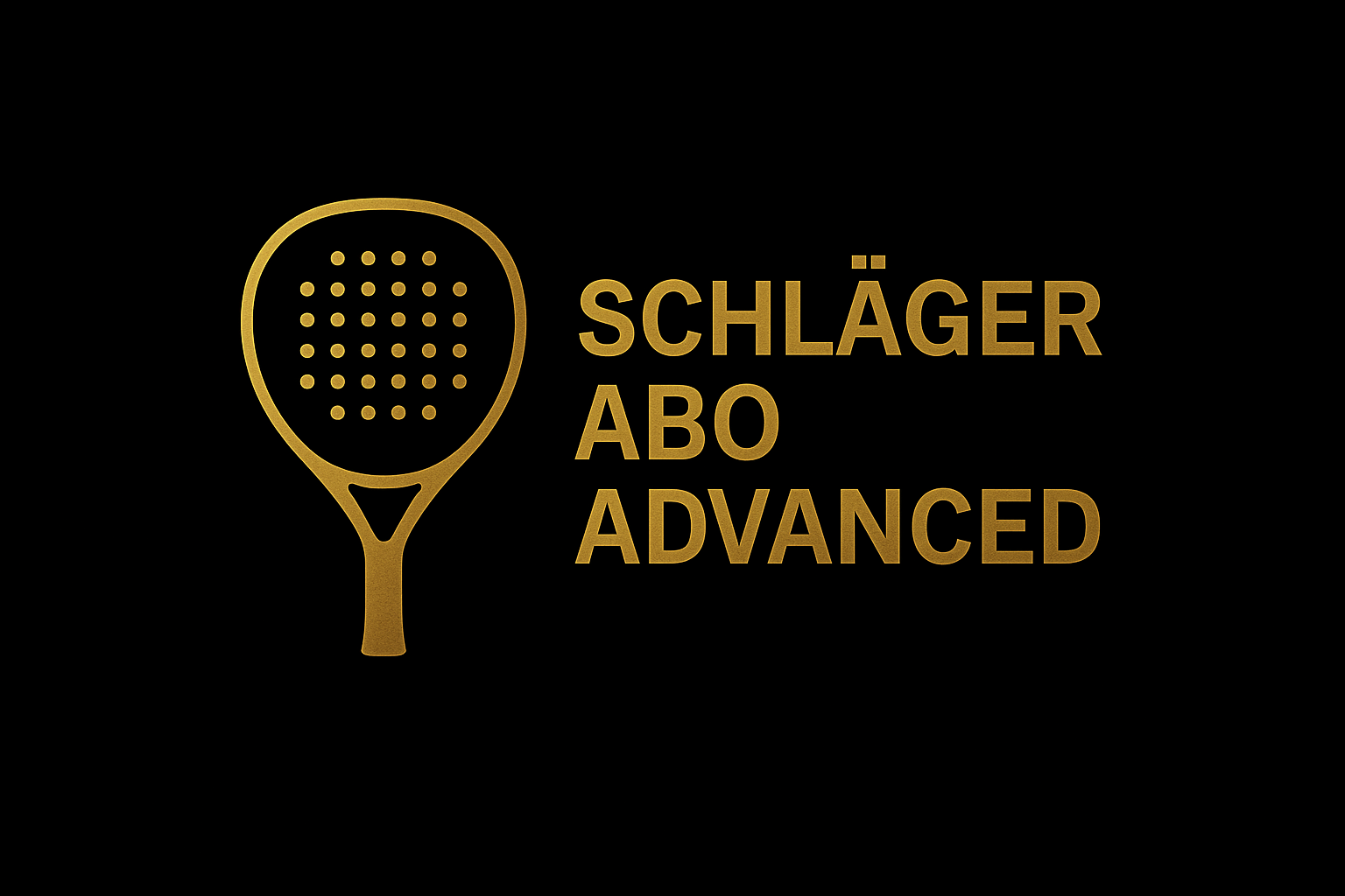 Schläger Abo Advanced - wähle deine Schlägermarke