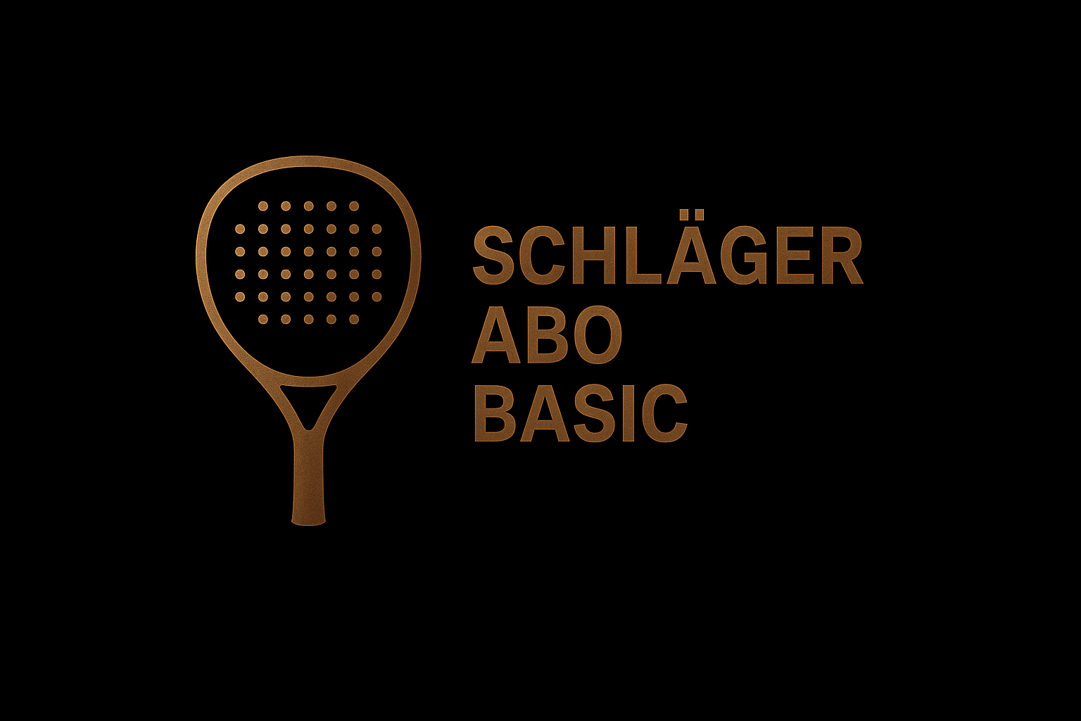 Schläger Abo Basic - wähle deine Schlägermarke