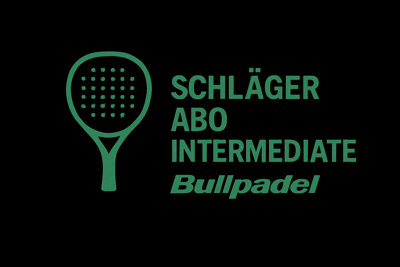 Schläger Abo Intermediate - Bullpadel