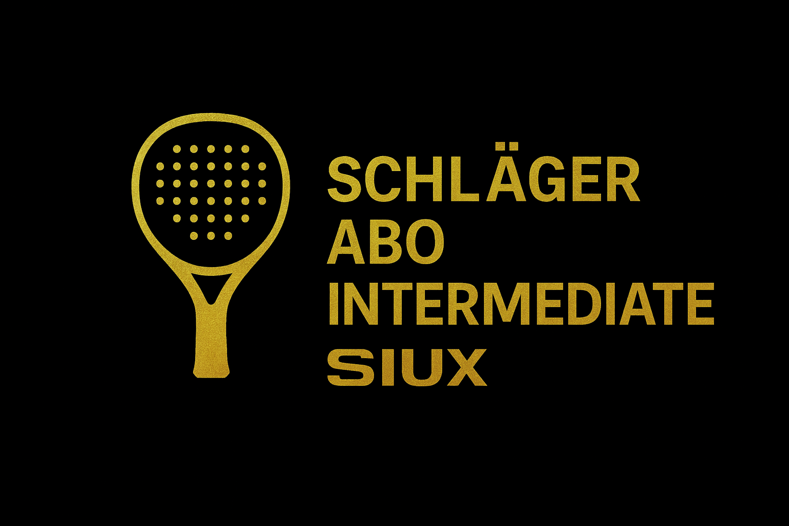 Schläger Abo Intermediate - Siux