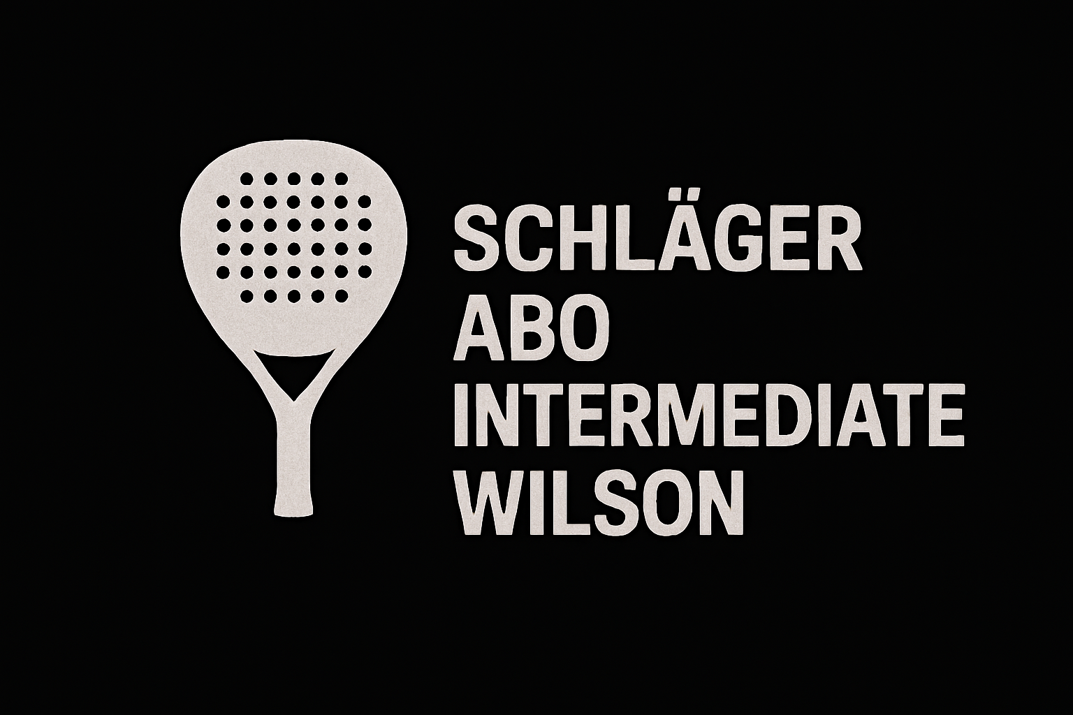 Schläger Abo Intermediate - Wilson