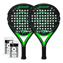 DUNLOP DUO TITAN GREEN PACK 2 - Padel Butler