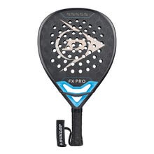DUNLOP FX PRO GUN METAL/CYAN/METALLIC SILVER - Padel Butler