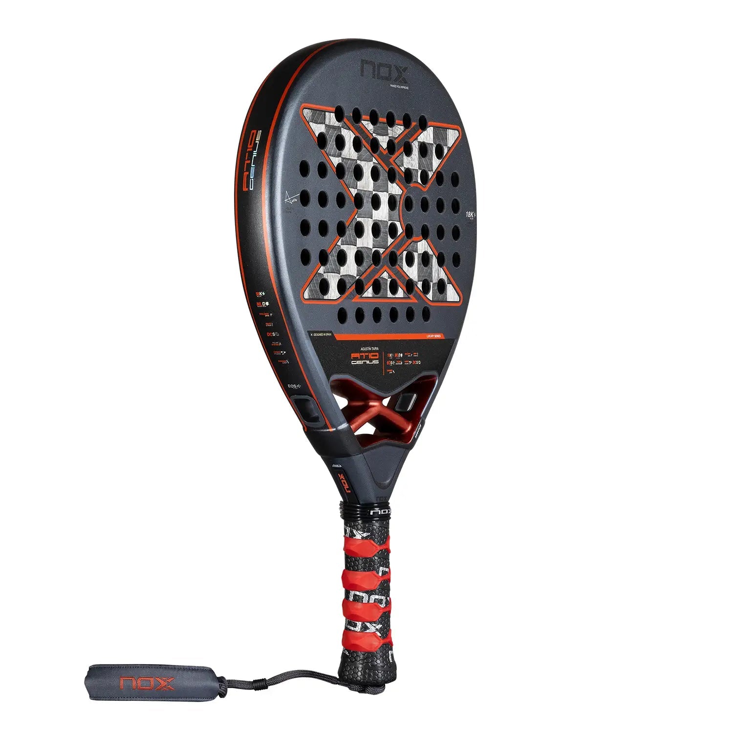 NOX AT10 GENIUS 18K ALUM BY AGUSTIN TAPIA 2025 - Padel Butler