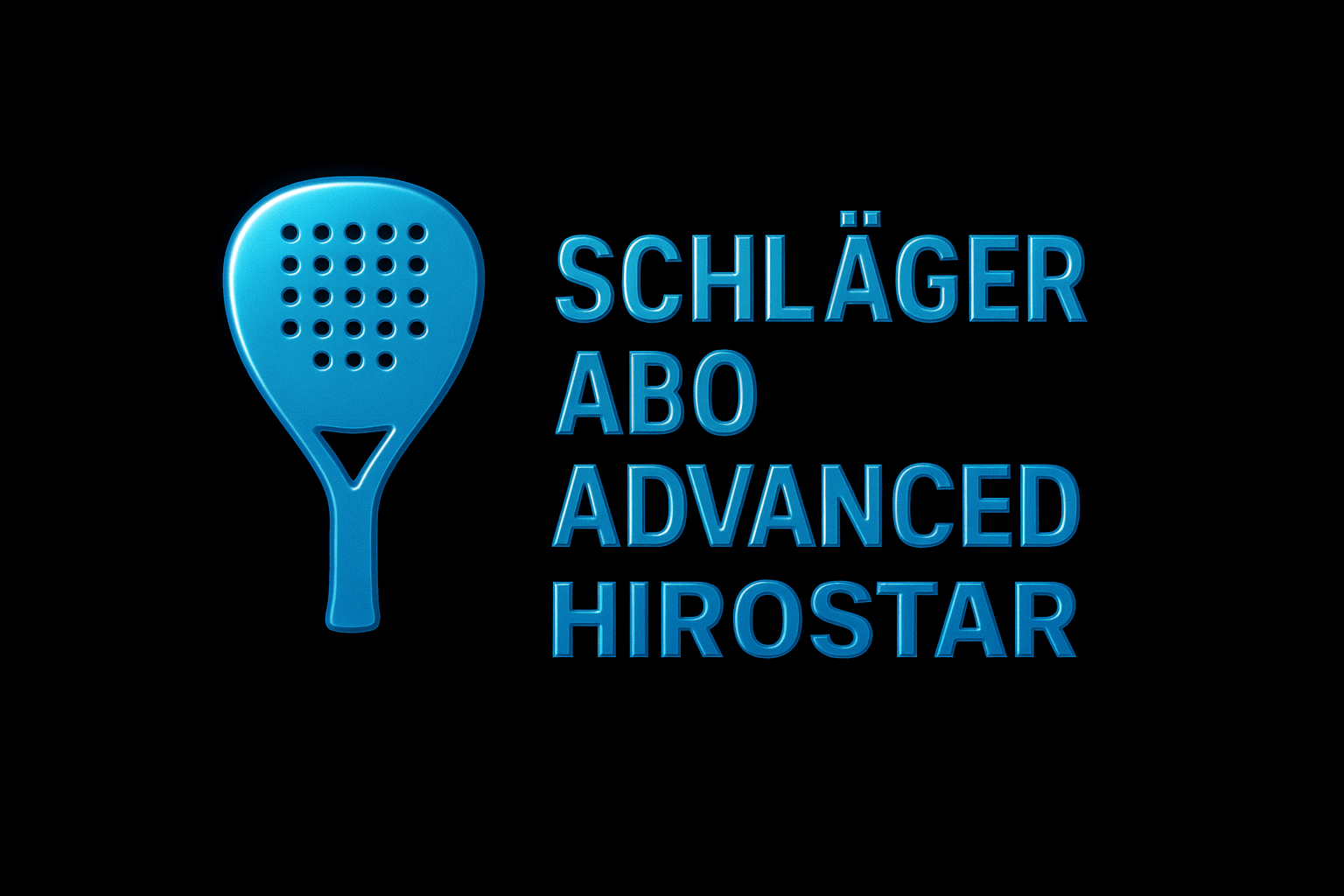 Schläger Abo Advanced - Hirostar - Padel Butler