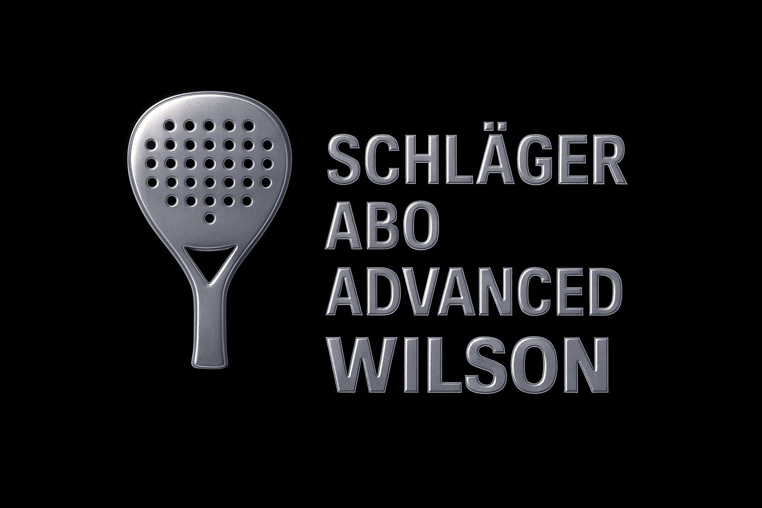 Schläger Abo Advanced - Wilson - Padel Butler