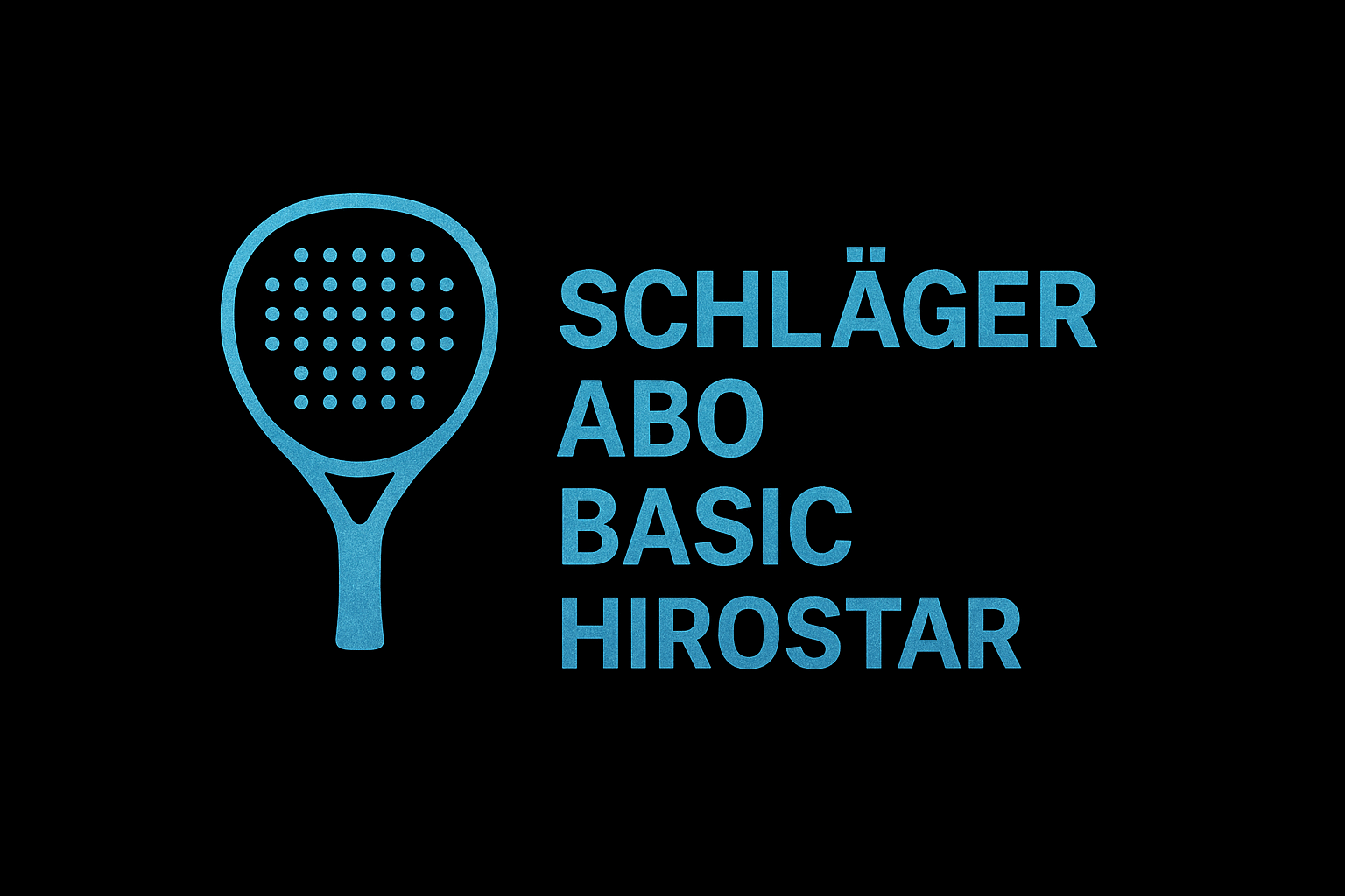 Schläger Abo Basic - Hirostar - Padel Butler