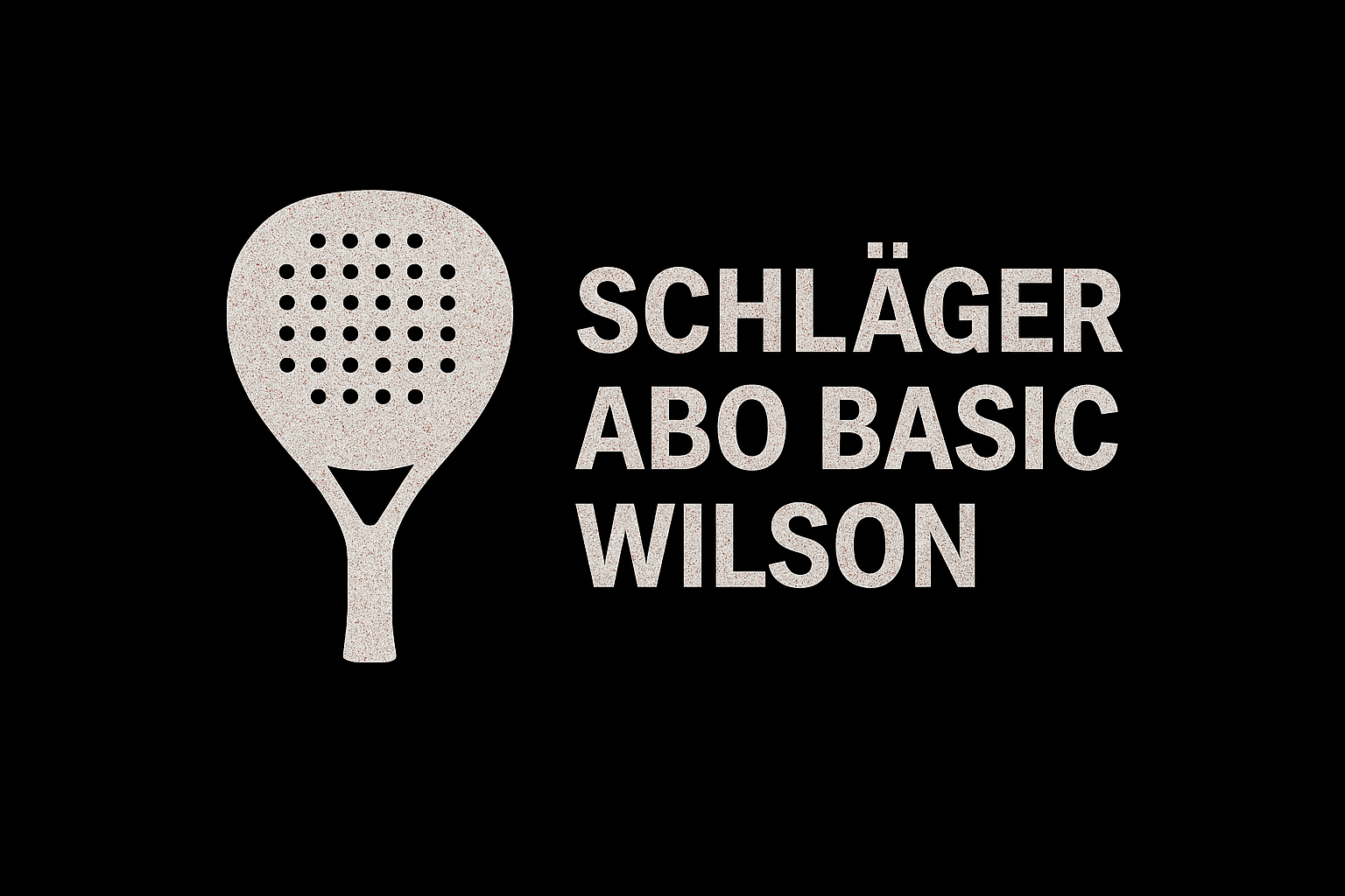 Schläger Abo Basic - Wilson - Padel Butler
