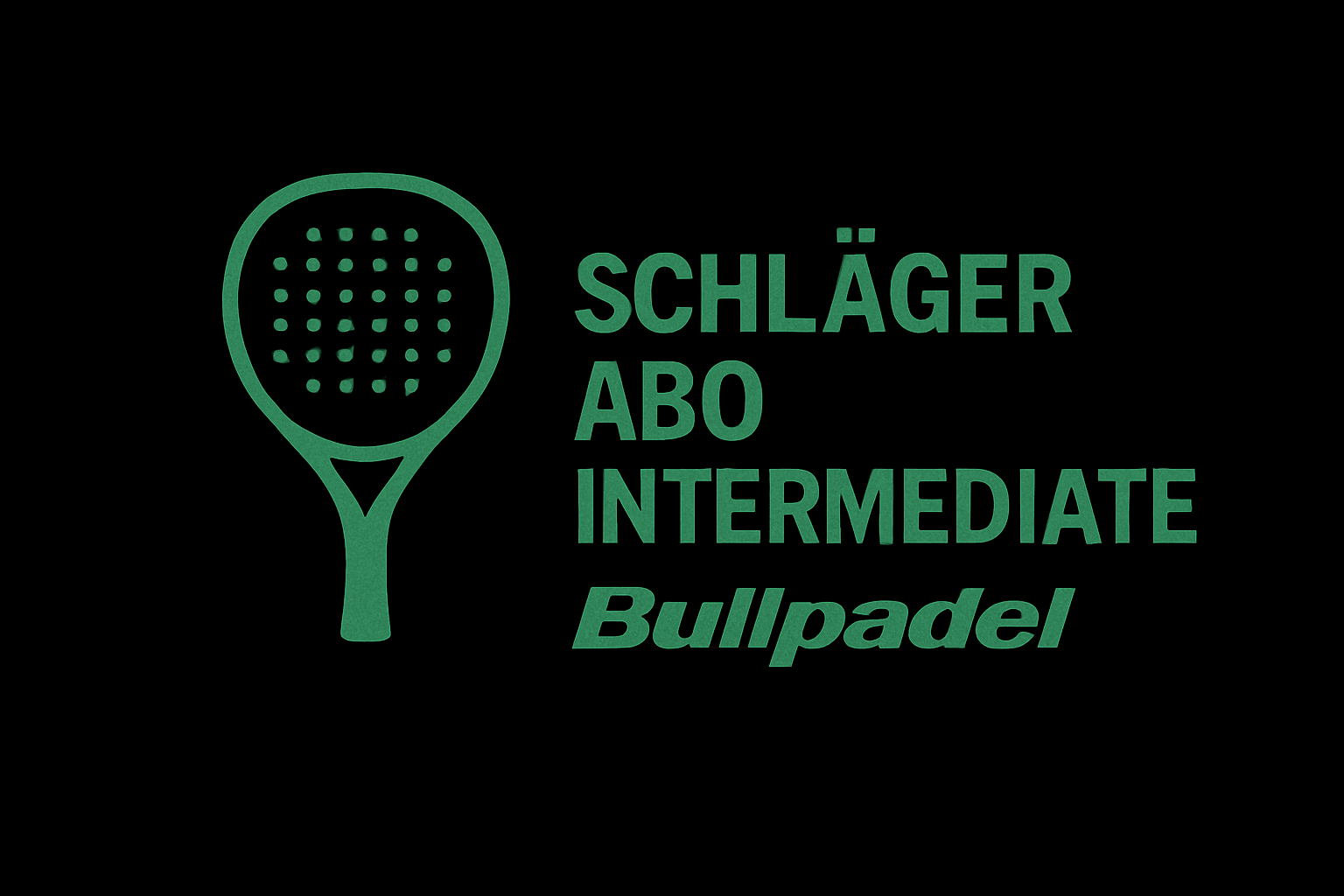 Schläger Abo Intermediate - Bullpadel - Padel Butler